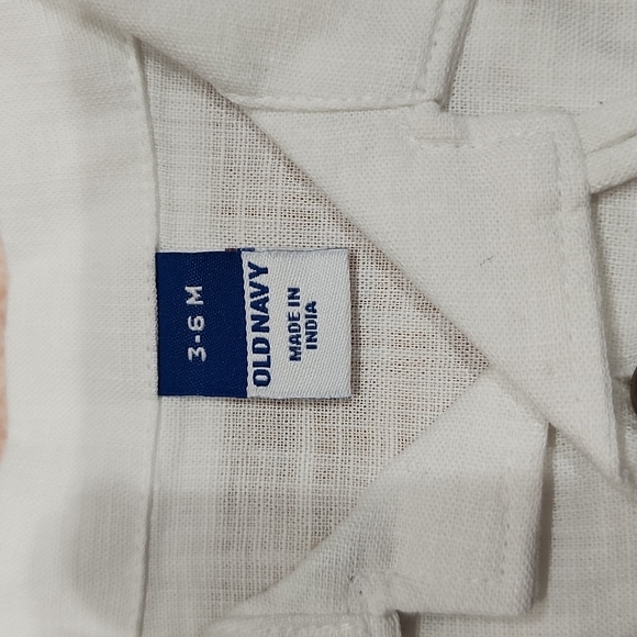 NWT boys white linen shirt - Picture 4 of 5